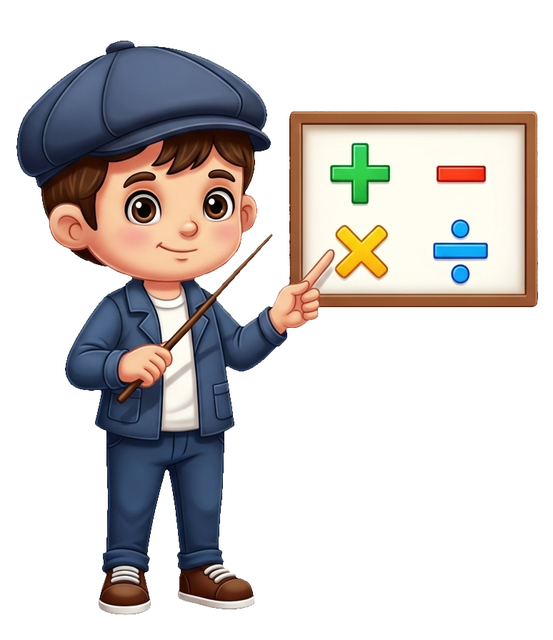 ילד משחק בחשבון